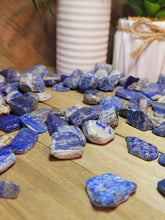 Load image into Gallery viewer, ONE LAPIS LAZULI TUMBLED STONE