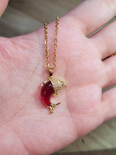 Load image into Gallery viewer, Natural Handmade Crystal Necklace Cute Fish Necklace Trendy necklace