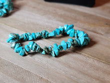 Load image into Gallery viewer, Turquoise Bracelet Handmade Genuine Crystal Stretch Bracelet
