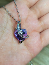 Load image into Gallery viewer, I Love You Necklace - Trendy Heart necklace Silver tone - Gift for her