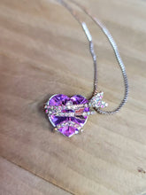 Load image into Gallery viewer, I Love You Necklace - Trendy Heart necklace Silver tone - Gift for her