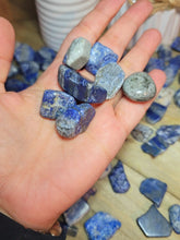 Load image into Gallery viewer, ONE LAPIS LAZULI TUMBLED STONE