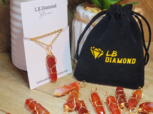 Load image into Gallery viewer, Natural Handmade Crystal Necklace Wired Wrapped