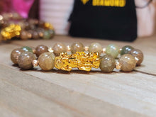 Load image into Gallery viewer, Genuine Natural Handmade Indian Agate 10mm Feng shui Stretch Bracelet