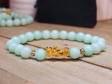 Load image into Gallery viewer, Handmade Aquamarine Bracelet Powerful Bracelet 8mm Feng Shui bracelet