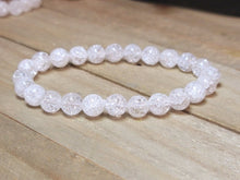 Load image into Gallery viewer, Natural Handmade Crystal bracelet Cracked Quartz Beaded 8mm bracelet