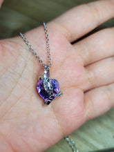 Load image into Gallery viewer, I Love You Necklace - Trendy Heart necklace Silver tone - Gift for her