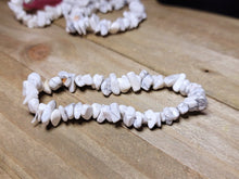 Load image into Gallery viewer, Howlite Natural Healing Bracelet Chip Bracelet Natural Handmade bracelet