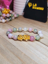 Load image into Gallery viewer, Grade A++ Fluorite Crystal Bead Bracelet 10mm, Genuine Feng Shui Fluorite Gemstone Bracelet,