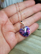 Load image into Gallery viewer, I Love You Necklace - Trendy Heart necklace Gold tone - Gift for her
