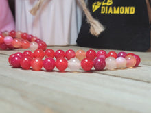 Load image into Gallery viewer, Carnelian Bracelet | Root Sacral Chakra Healing Stone | Virgo Zodiac | Vitality |