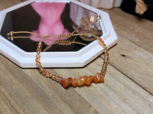 Load image into Gallery viewer, 4mm Carnelian Beaded Bracelet - Adjustable Size, Unisex