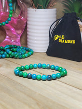 Load image into Gallery viewer, Stunning Phoenix Chrysocolla Bracelets 8mm For empowerment, communication courage