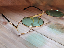 Load image into Gallery viewer, Steampunk Goggles Glasses Round Sunglasses Emo Retro Vintage Flip Up