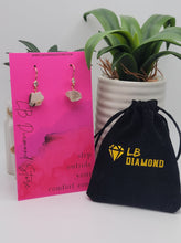 Load image into Gallery viewer, Handmade Green Aventurine Natural Drop Earrings , Stone Earrings