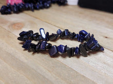 Load image into Gallery viewer, Blue Sandstone Natural Healing Bracelet Chip Bracelet Natural Genuine Crystals