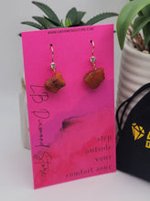 Load image into Gallery viewer, Handmade Carnelian Natural Drop Earrings , Stone Earrings
