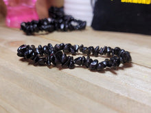 Load image into Gallery viewer, Black Obsidian Healing Bracelet Chip Bracelet Handmade