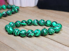 Load image into Gallery viewer, Elegant Malachite 10mm Beaded Bracelet - Enhance Your Style with Nature's Beauty