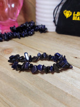 Load image into Gallery viewer, Blue Sandstone Natural Healing Bracelet Chip Bracelet Natural Genuine Crystals