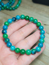 Load image into Gallery viewer, Stunning Phoenix Chrysocolla Bracelets 8mm For empowerment, communication courage