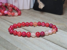 Load image into Gallery viewer, Carnelian Bracelet | Root Sacral Chakra Healing Stone | Virgo Zodiac | Vitality |