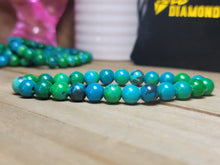 Load image into Gallery viewer, Stunning Phoenix Chrysocolla Bracelets 8mm For empowerment, communication courage