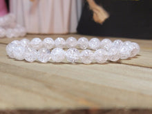 Load image into Gallery viewer, Natural Handmade Crystal bracelet Cracked Quartz Beaded 8mm bracelet