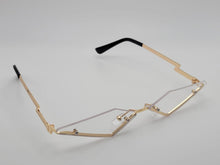 Load image into Gallery viewer, Triangle Wing Edge Rimless Slim Cat-Eye Sunglasses Trendy sunglasses Vintage Sunglasses Retro Punk