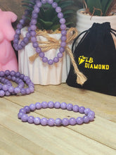 Load image into Gallery viewer, Handmade Purple Kunzite Bracelet Powerful Bracelet 8mm Healing Energy Crystal