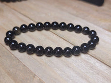 Load image into Gallery viewer, Black Obsidian 8mm bracelet Healing Crystal Genuine Beautiful