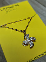 Load image into Gallery viewer, Windmill | rotating necklace, boho design, old mill, jewelry windmill,