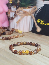 Load image into Gallery viewer, Self confidence Bracelet- Natural Agate 8mm Feng shui Bracelet Yoga