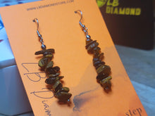 Load image into Gallery viewer, Cute Silver tone Crystal Earrings Handmade Reiki & Chakra Gifts