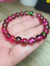 Load image into Gallery viewer, Natural Handmade Crystal bracelet Cracked Quartz Beaded 8mm