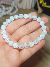 Load image into Gallery viewer, Natural Handmade Crystal bracelet Cracked Quartz Beaded 8mm bracelet