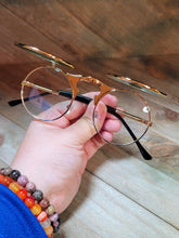 Load image into Gallery viewer, Steampunk Goggles Glasses Round Sunglasses Emo Retro Vintage Flip Up