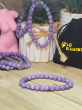 Load image into Gallery viewer, Handmade Purple Kunzite Bracelet Powerful Bracelet 8mm Healing Energy Crystal