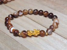 Load image into Gallery viewer, Self confidence Bracelet- Natural Agate 8mm Feng shui Bracelet Yoga