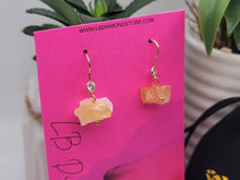 Load image into Gallery viewer, Handmade Citrine Natural Drop Earrings , Stone Earrings