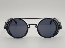 Load image into Gallery viewer, Steampunk Goggles Glasses Round Sunglasses Emo Retro Vintage