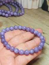 Load image into Gallery viewer, Handmade Purple Kunzite Bracelet Powerful Bracelet 8mm Healing Energy Crystal