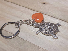 Load image into Gallery viewer, Carnelian Natural Healing Stone Keychain For Protection