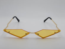 Load image into Gallery viewer, Triangle Wing Edge Rimless Slim Cat-Eye Sunglasses Trendy sunglasses Vintage Sunglasses Retro Punk