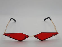 Load image into Gallery viewer, Triangle Wing Edge Rimless Slim Cat-Eye Sunglasses Trendy sunglasses Vintage Sunglasses Retro Punk