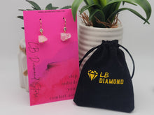 Load image into Gallery viewer, Handmade Clear Quartz Quartz Natural Drop Earrings , Stone Earrings