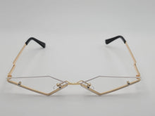 Load image into Gallery viewer, Triangle Wing Edge Rimless Slim Cat-Eye Sunglasses Trendy sunglasses Vintage Sunglasses Retro Punk