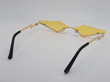 Load image into Gallery viewer, Triangle Wing Edge Rimless Slim Cat-Eye Sunglasses Trendy sunglasses Vintage Sunglasses Retro Punk