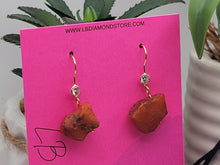 Load image into Gallery viewer, Handmade Carnelian Natural Drop Earrings , Stone Earrings