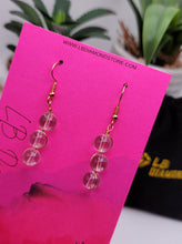 Load image into Gallery viewer, Handmade Clear Quartz Natural Drop Earrings , Stone Earrings